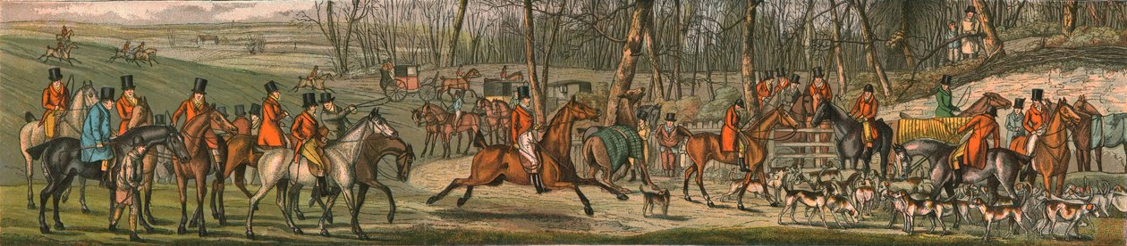 La chasse - Le rendez-vous, 1820, 1890 - Henry Thomas Alken