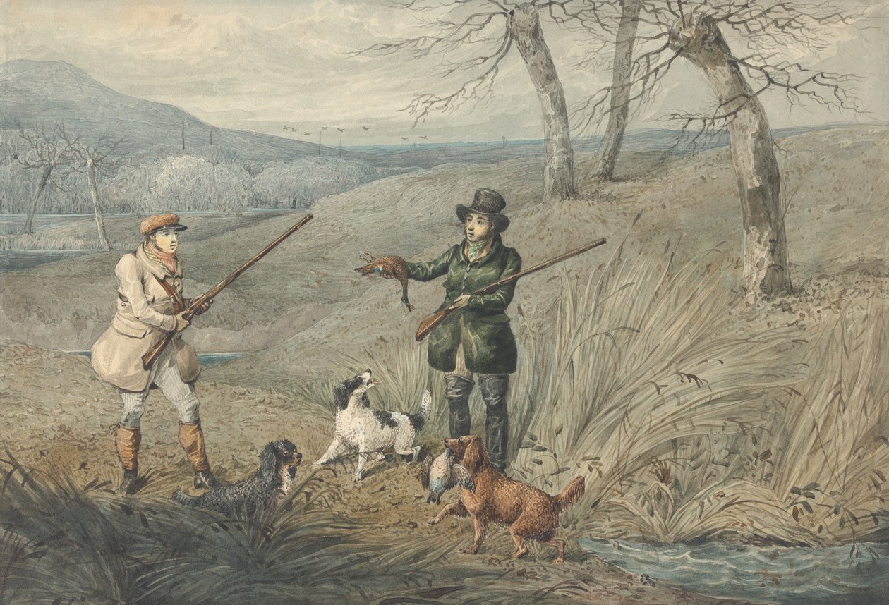 Chasse au canard sauvage - Henry Thomas Alken