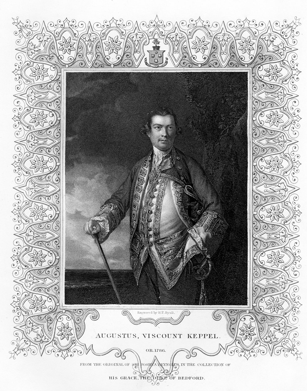 Augustus Keppel, vicomte Keppel, 1725-1786, 19ème siècle - Henry Thomas Ryall