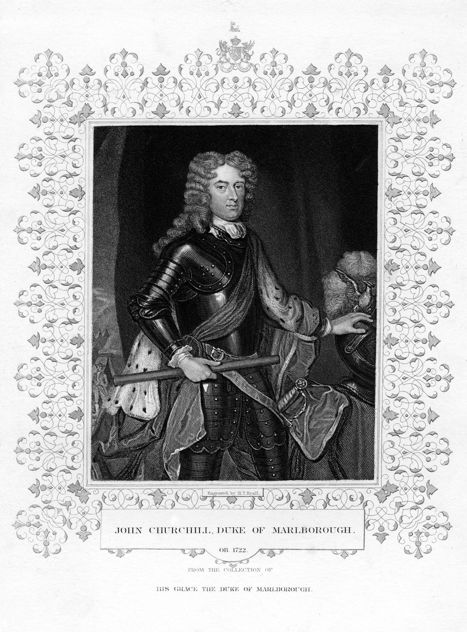 John Churchill, 1er duc de Marlborough, officier militaire anglais - Henry Thomas Ryall