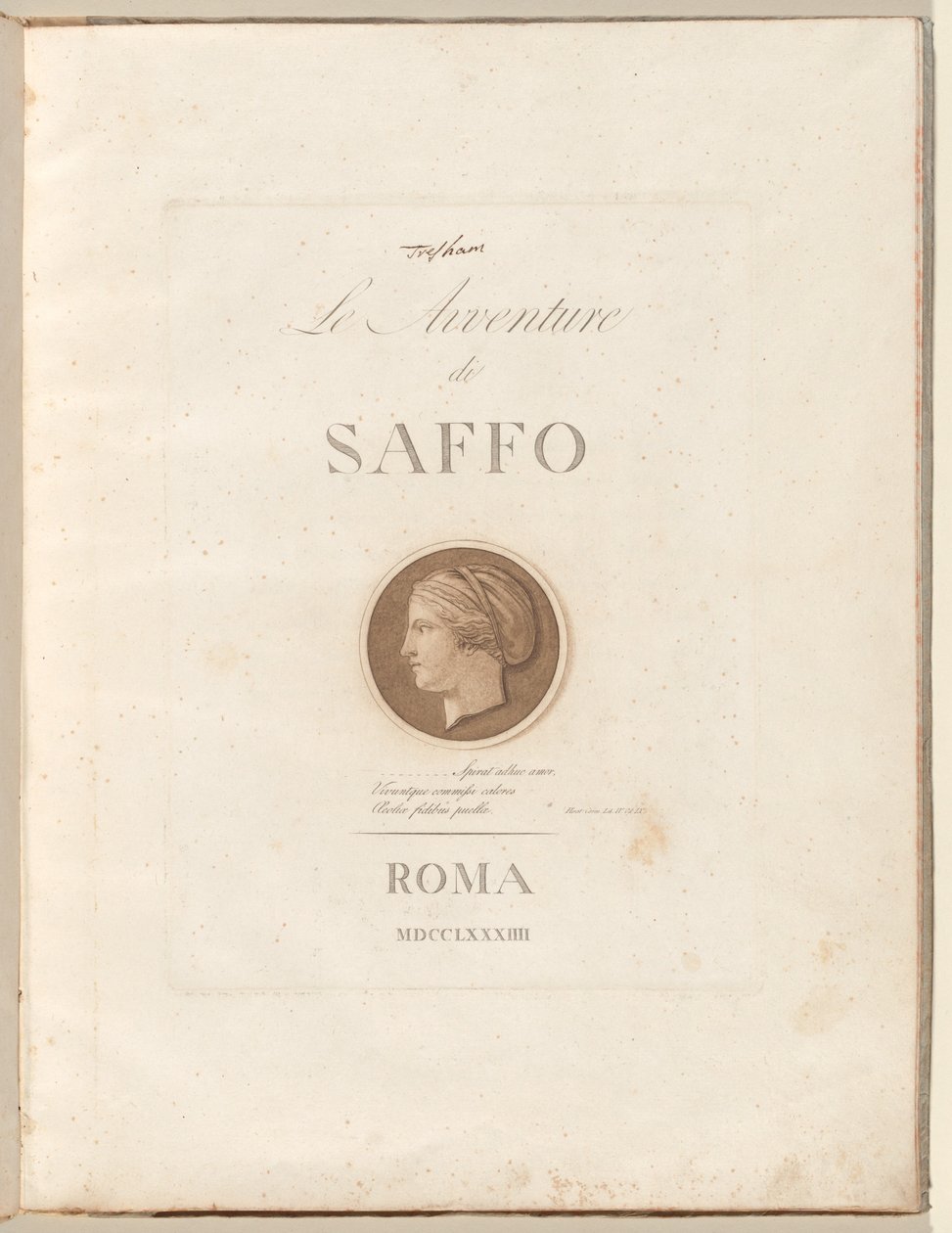 Le Avventure di Saffo - Henry Tresham