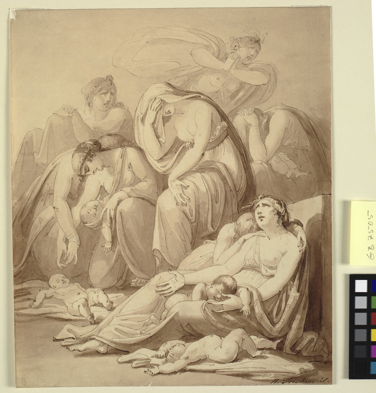 Mères lamentant après le massacre des Innocents - Henry Tresham