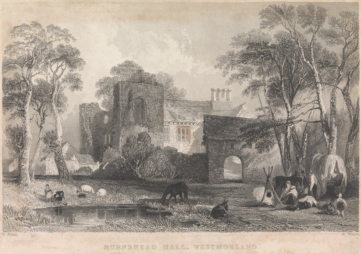 Burnshead Hall, Westmorland ; page 45 (Volume Un) - Henry Wallis
