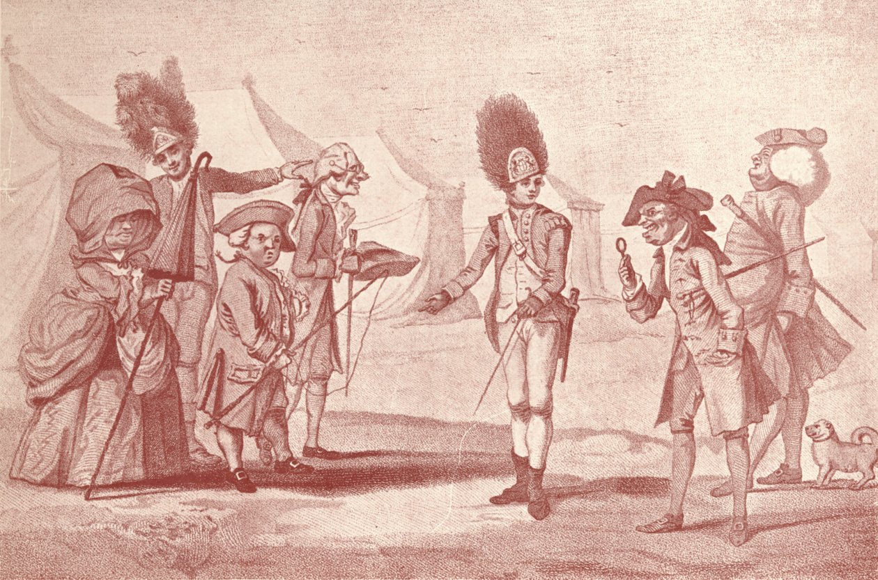 Une visite au camp, vers 1800-1810, 1909 - Henry William Bunbury
