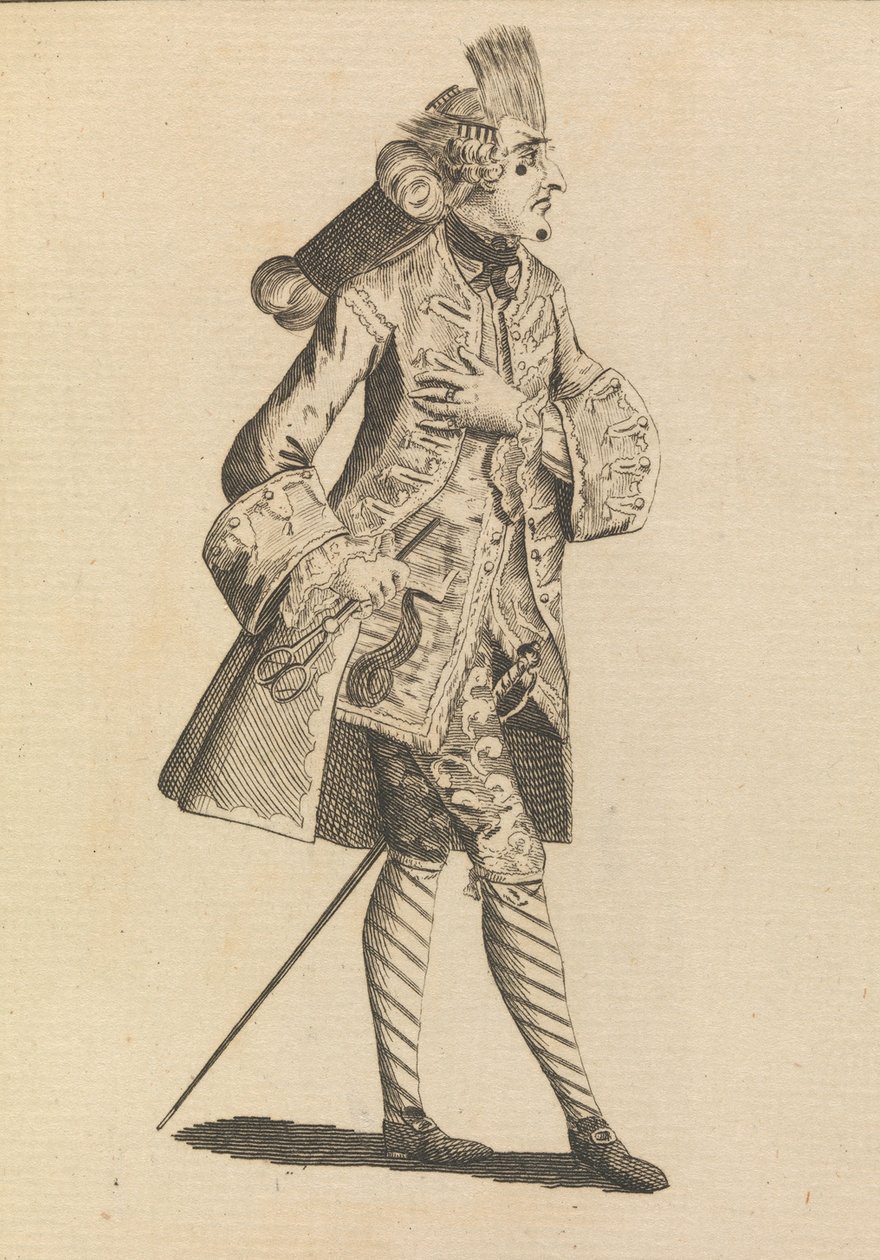 Monsieur Le Frizeur, 21 mai 1771 - Henry William Bunbury.