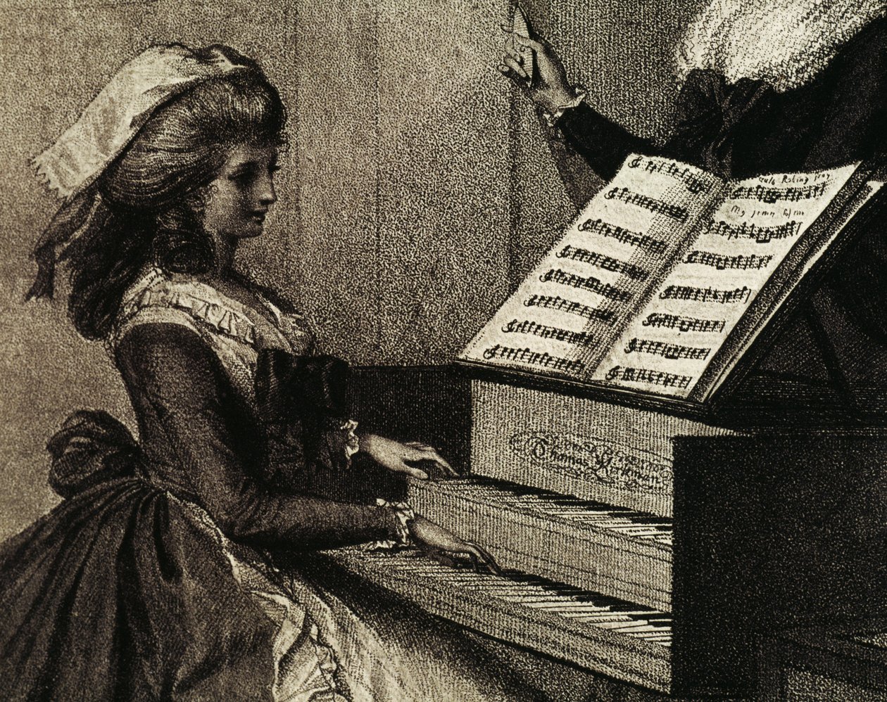 La leçon de musique - Henry William Bunbury
