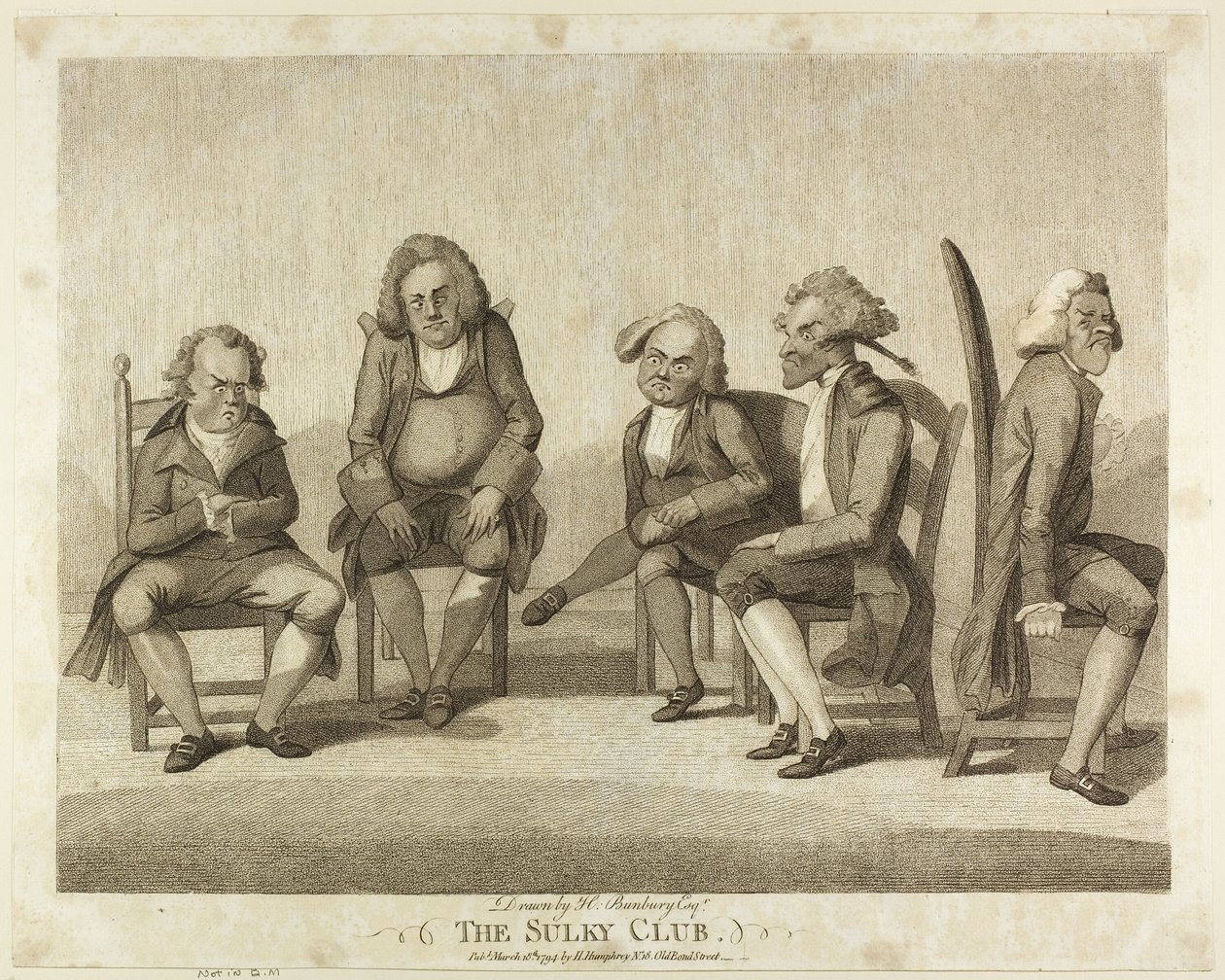 Le Club des Boudeurs - Henry William Bunbury
