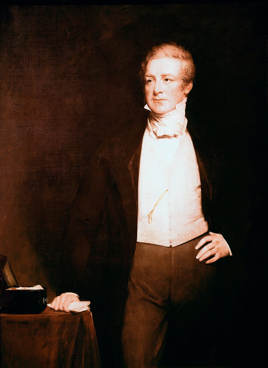 Portrait de Sir Robert Peel - Henry William Pickersgill
