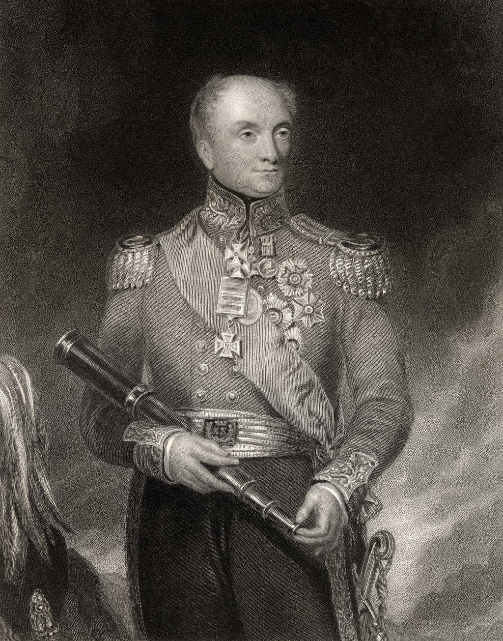 Sir Rowland Hill, gravé par W.H. Mote, tiré de 