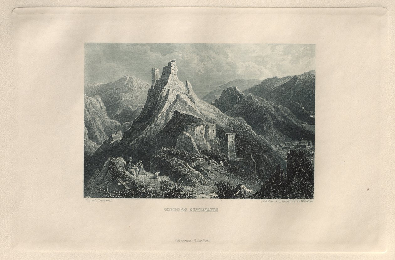 Das Malerische und Romantische Rheinland: Schloss Altenahr, 1928 - Henry Winkles