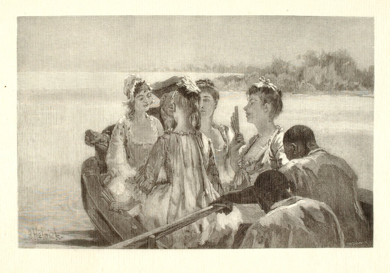Un groupe de visiteurs - Henry Wolf