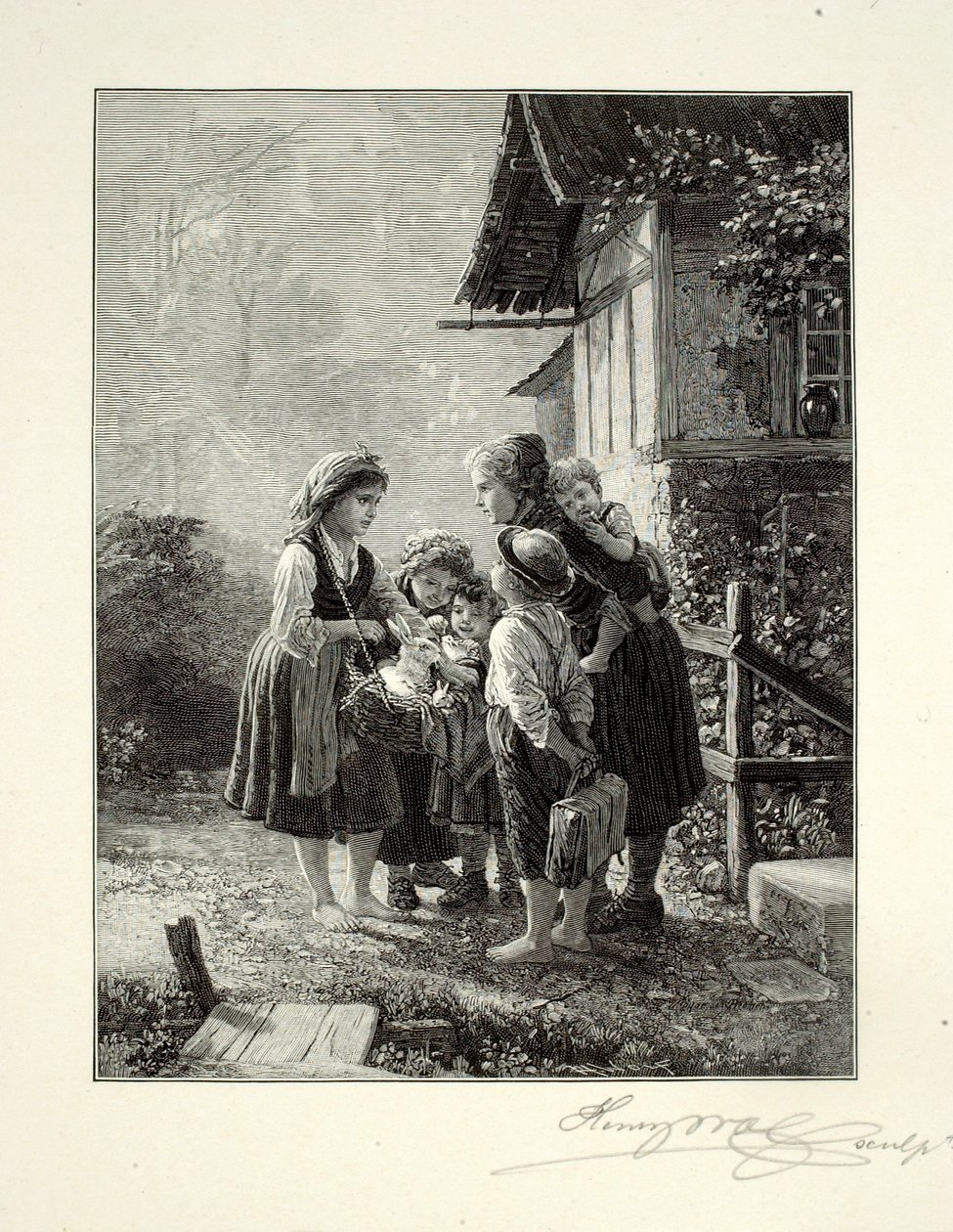 Le vendeur de petits lapins - Henry Wolf