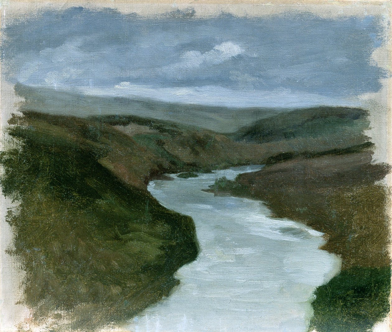 Paysage de la rivière Dniepr, vers 1878-89 - Henryk Hipolit Rodakowski