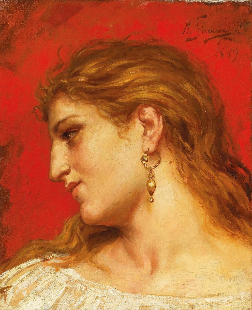 Étude pour le tableau Phryné à la fête de Poséidon à Éleusis - Henryk Siemiradzki