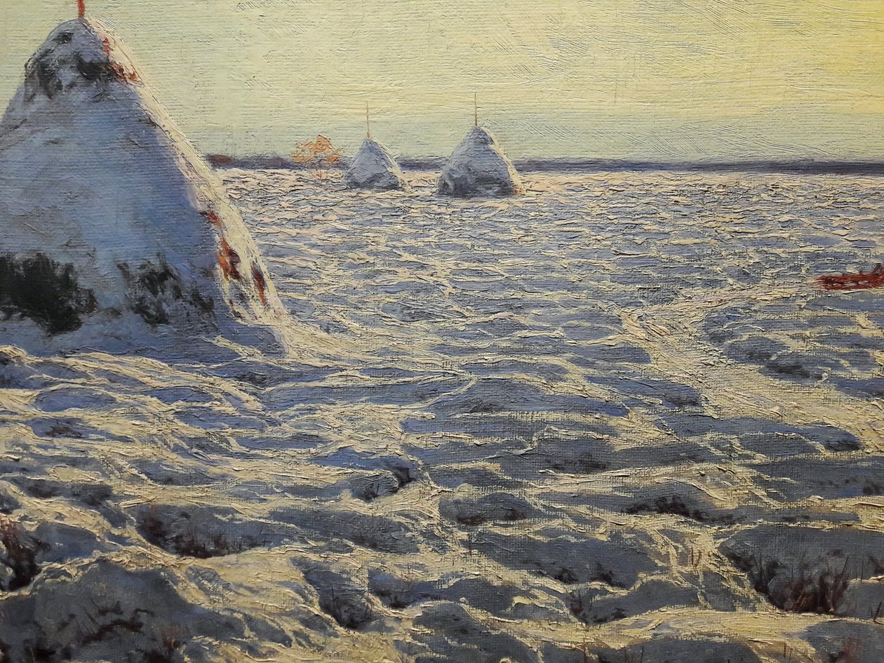 Les marais lituaniens sous la neige - Henryk Weyssenhoff