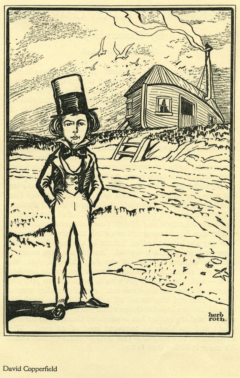 David Copperfield, de Mon personnage de fiction préféré par Thomas Boyd, dans The Bookman - Herb Roth