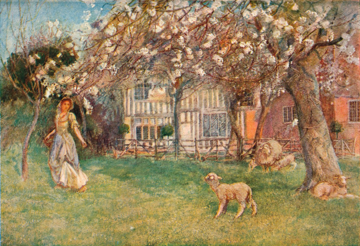 Agneaux, vers 1904 - Herbert Alexander Collins