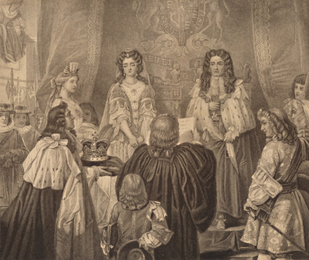 La couronne offerte à Guillaume et Marie - Herbert Bourne