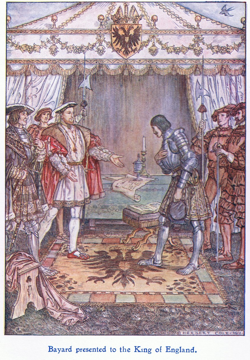Bayard présenté au roi d