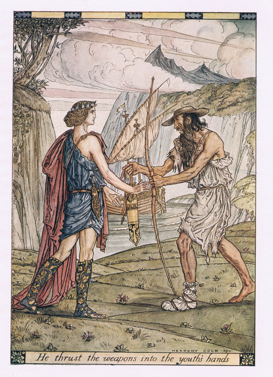 Il a enfoncé les armes dans la main du jeune homme - Herbert Cole