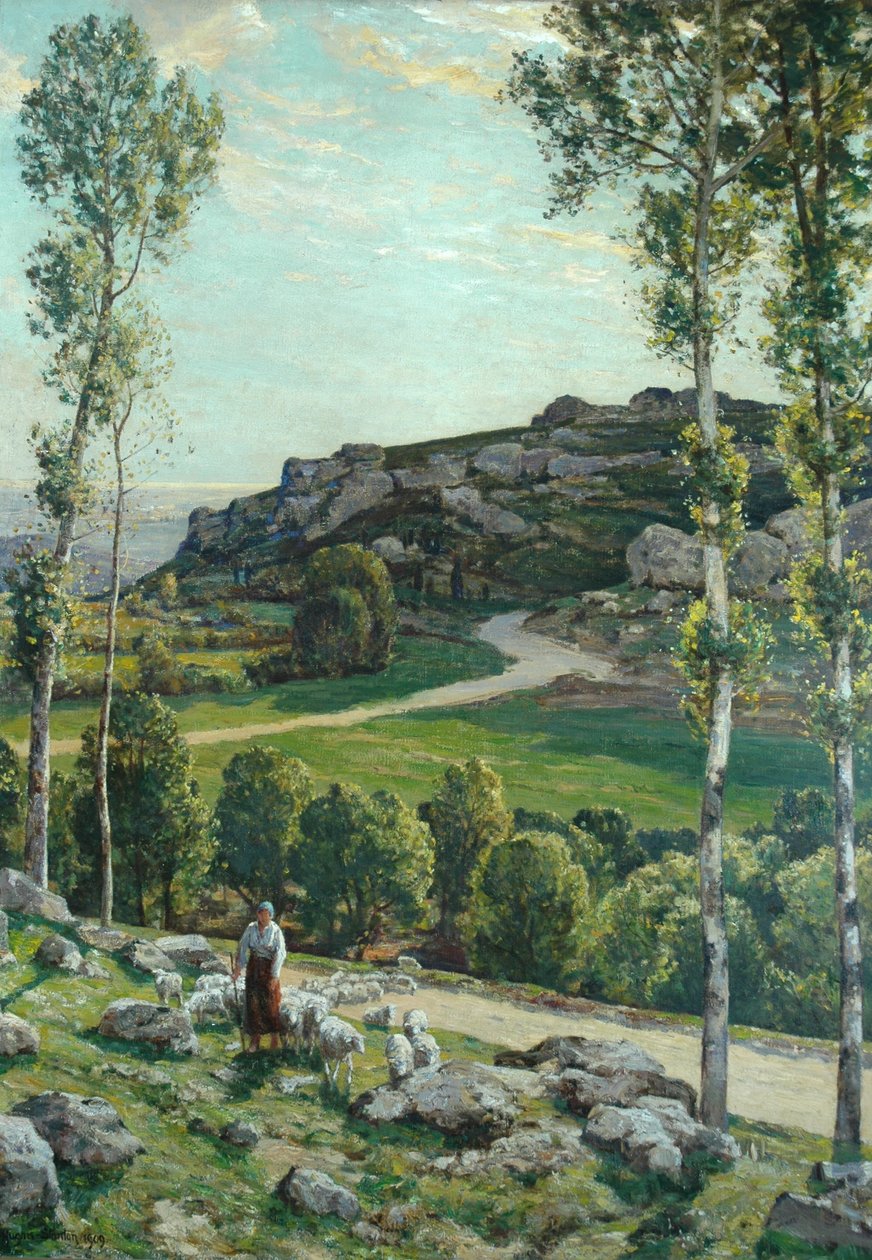 Une route en Provence, 1904 - Herbert Hughes Stanton