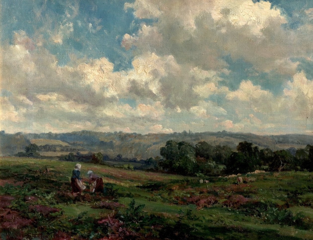 Champs dans le Surrey, 1890 - Herbert Hughes Stanton