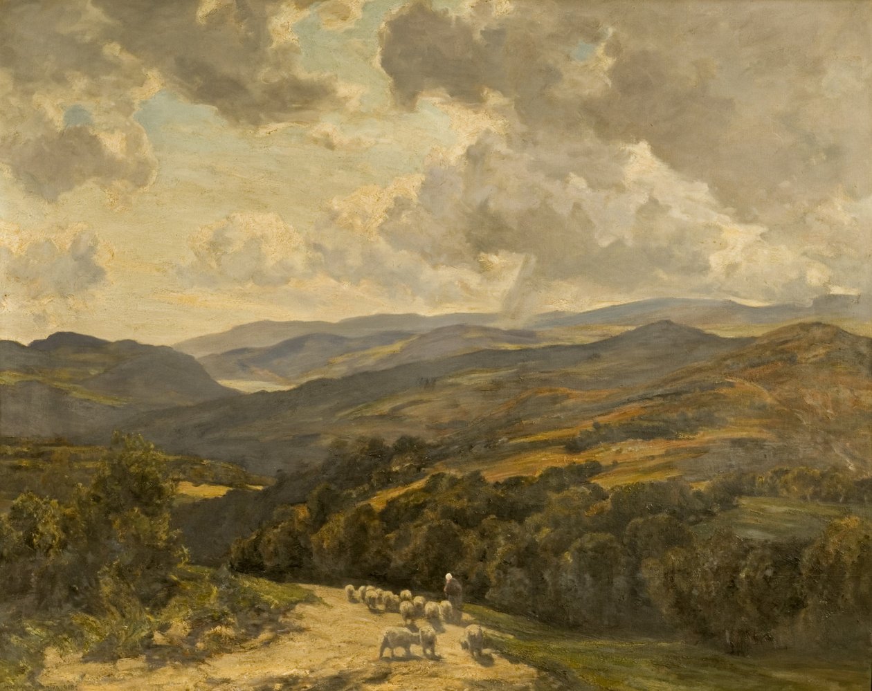 Collines galloises près de Barmouth - Herbert Hughes Stanton