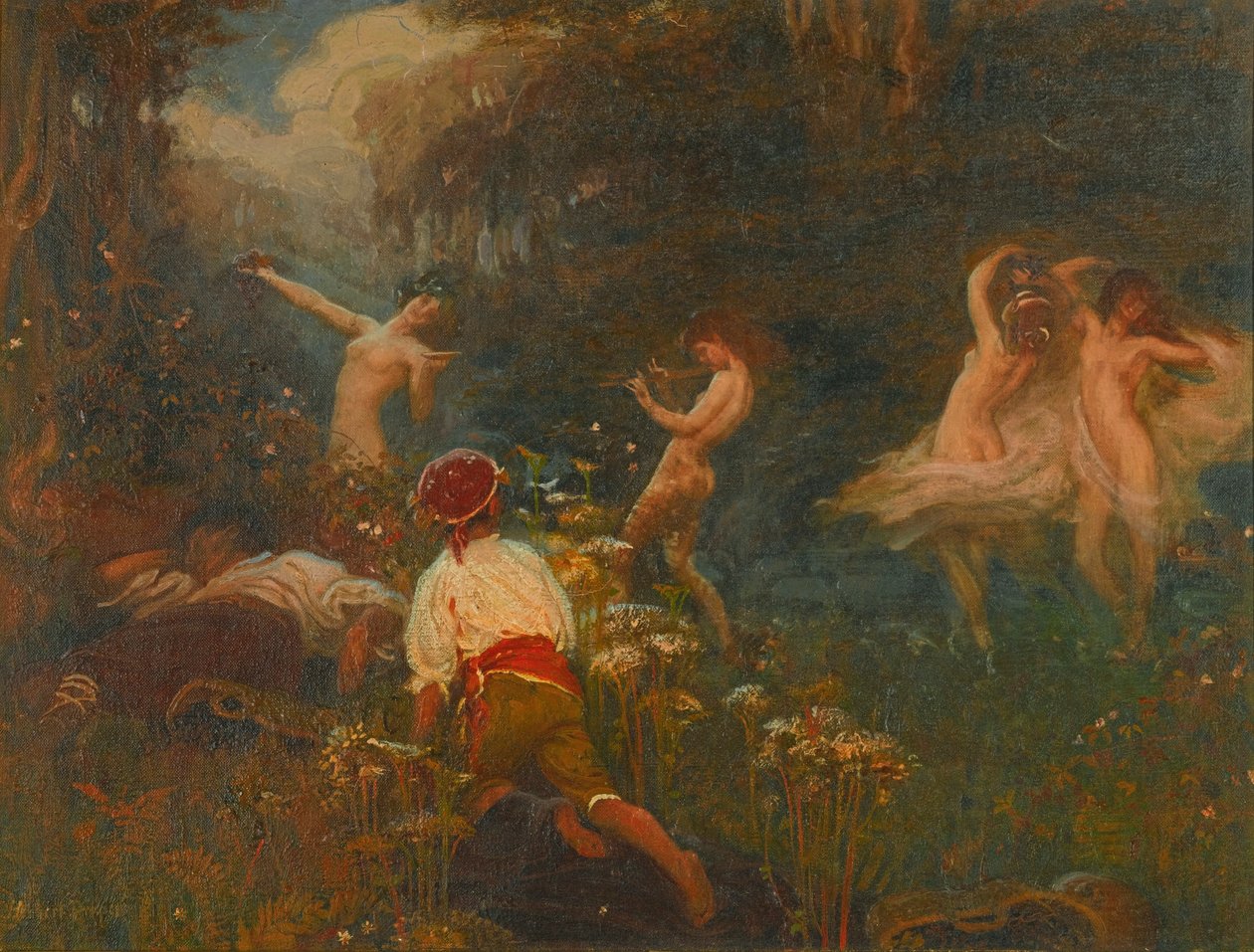 Première esquisse pour The Vintage Morn - Herbert James Draper