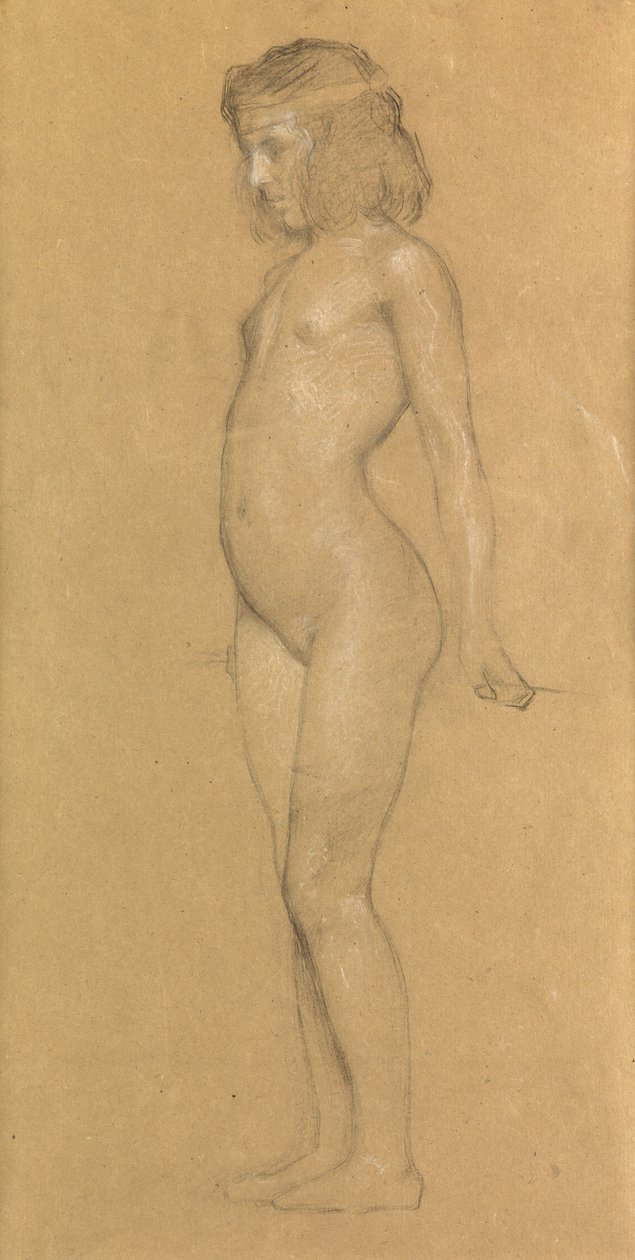 Étude pour "Les nuages traînants de gloire", 1898 - Herbert James Draper