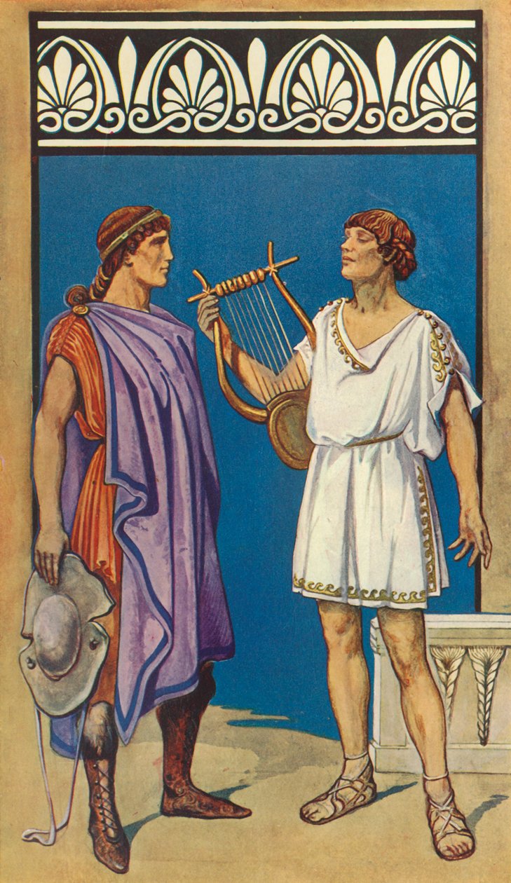 Le Chiton froissé et le Chlamys à gauche, Le Chiton à droite, 1924 - Herbert Norris