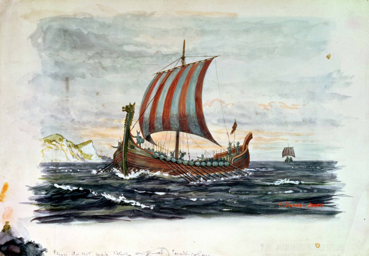 Navire viking - Herbert Oakes Jones