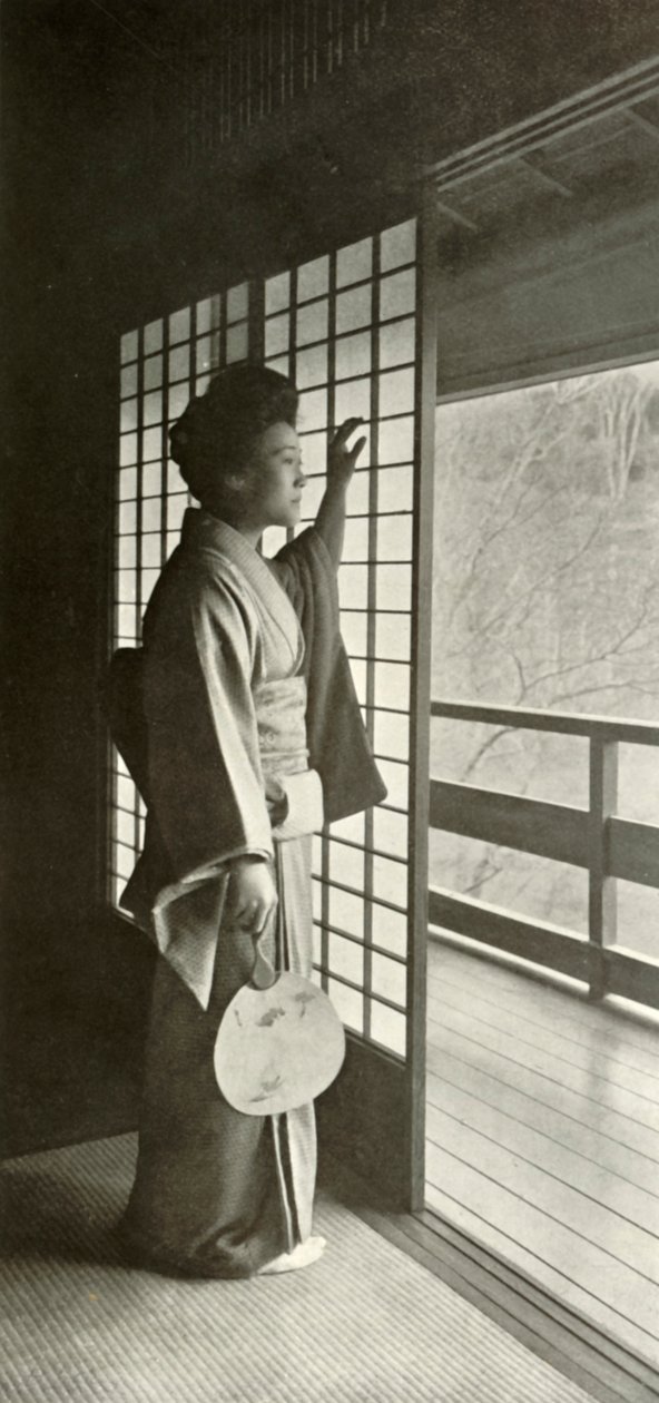 Une étude par le Shoji, 1910 - Herbert Ponting