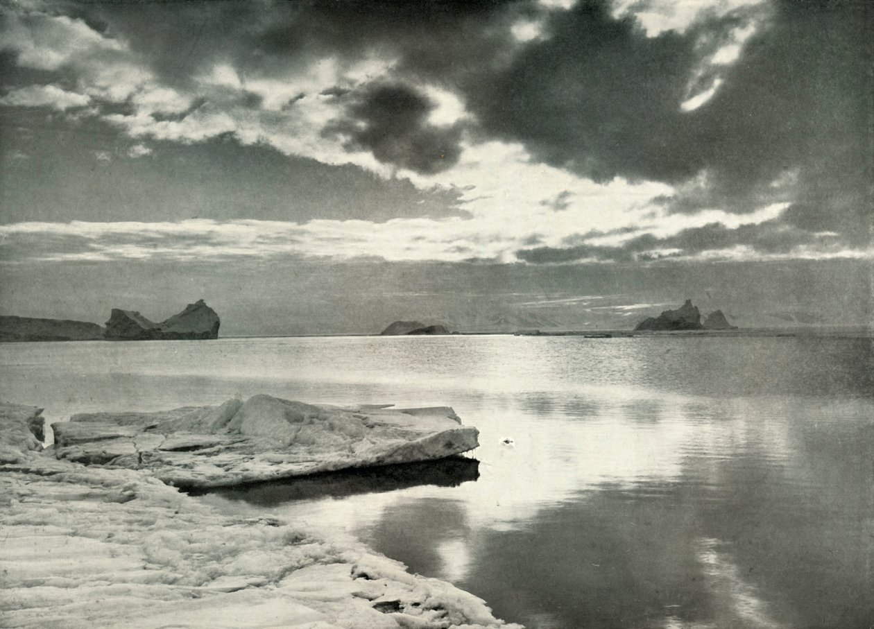 La chute de la longue nuit polaire, vers 1910-1913 - Herbert Ponting