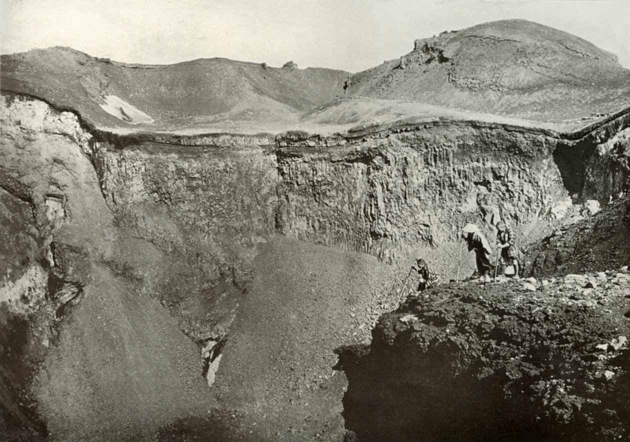 Le Cratère Sacré du Fuji-San, 1910 - Herbert Ponting