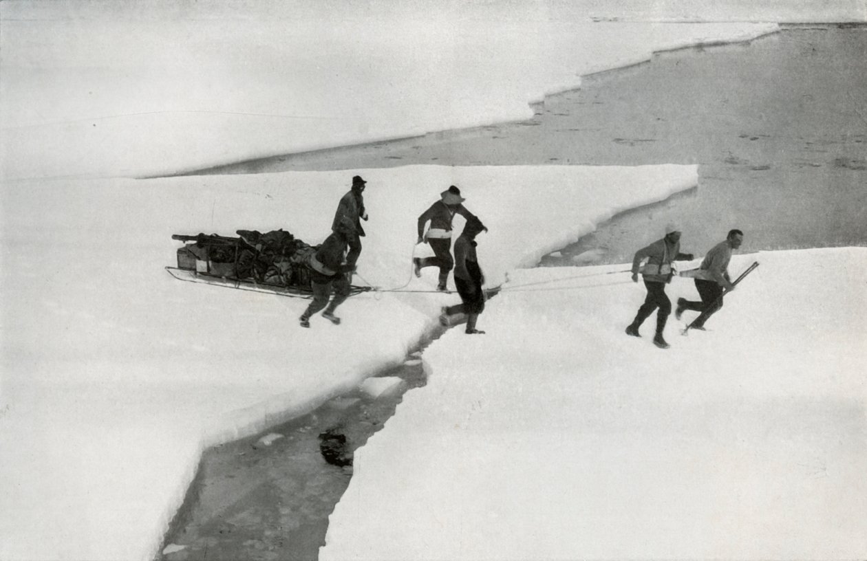 Le secours de la partie occidentale par le Terra Nova, 18 février 1913 - Herbert Ponting