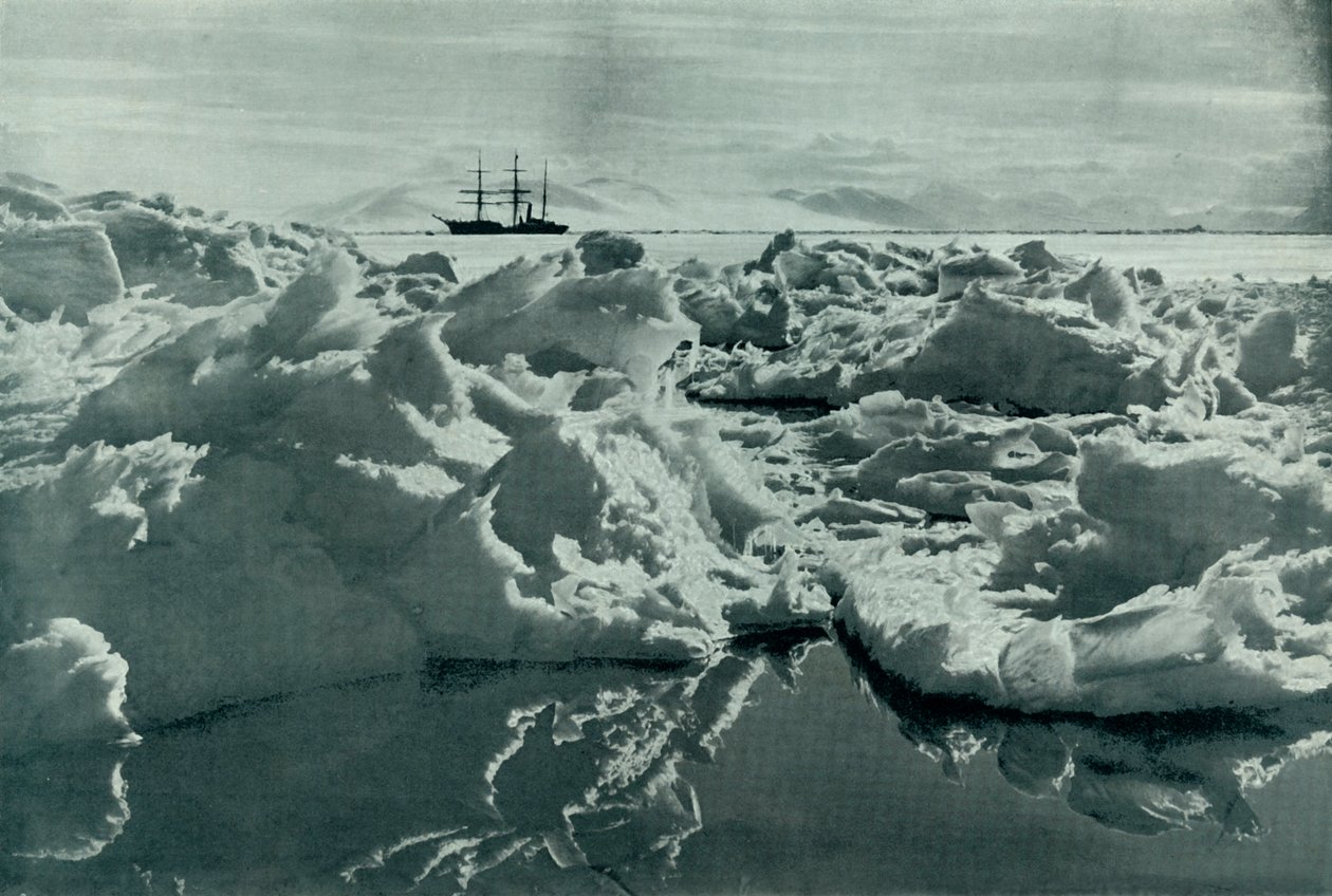 Le Terra Nova dans le détroit de McMurdo, vers 1910-1913, 1913 - Herbert Ponting