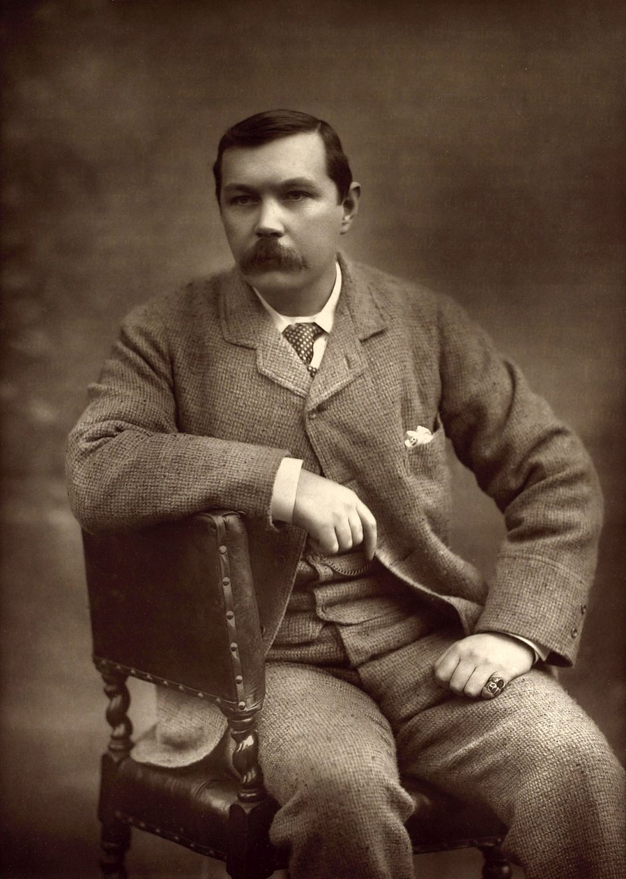 Portrait de Sir Arthur Conan Doyle, 1859-1930, 1893 - Herbert Rose Barraud