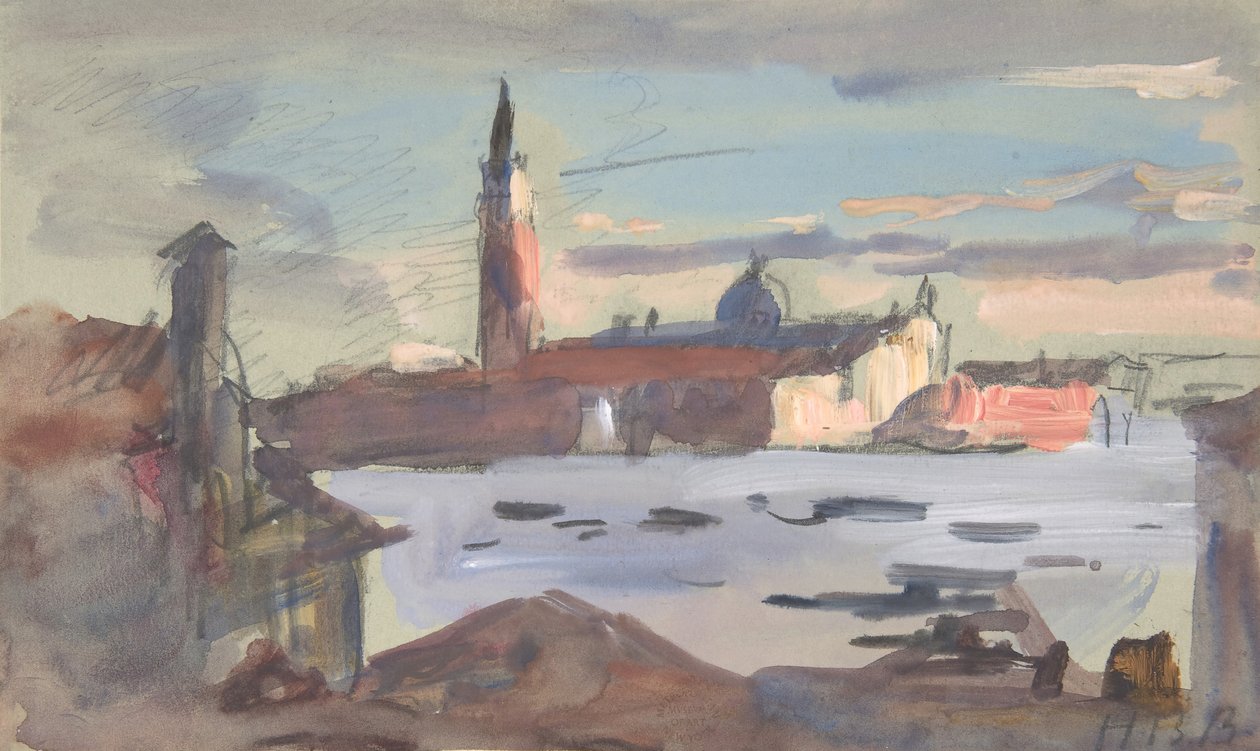 San Giorgio Maggiore, Venise, 1840-1906 - Hercules Brabazon Brabazon