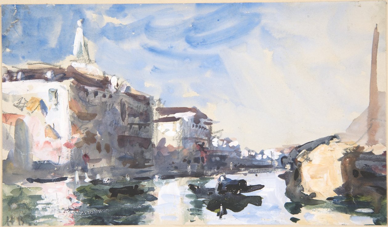 Scène sur le Grand Canal, à Venise - Hercules Brabazon Brabazon