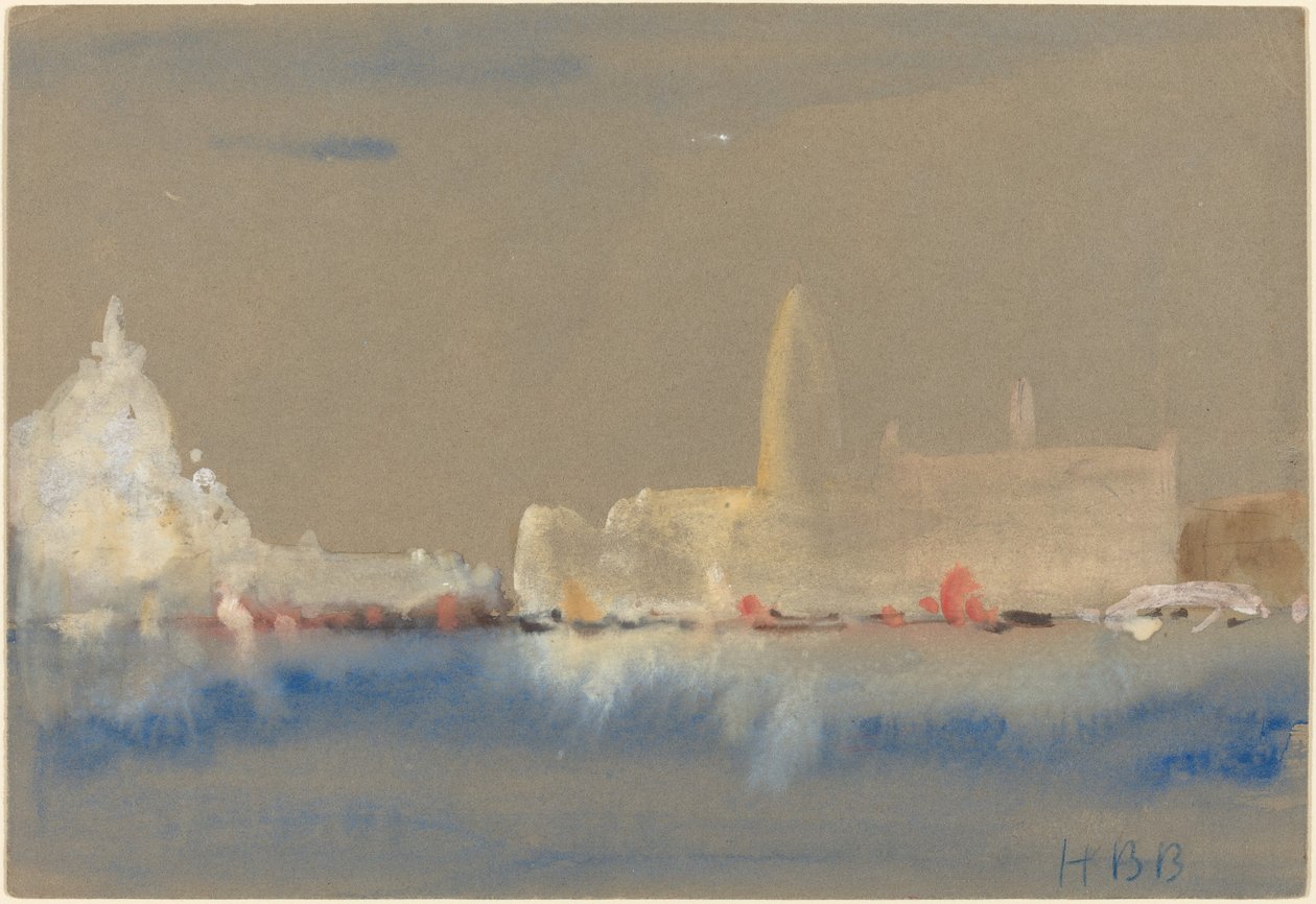 La Salute et le Palais des Doges depuis le Bacino di San Marco - Hercules Brabazon Brabazon