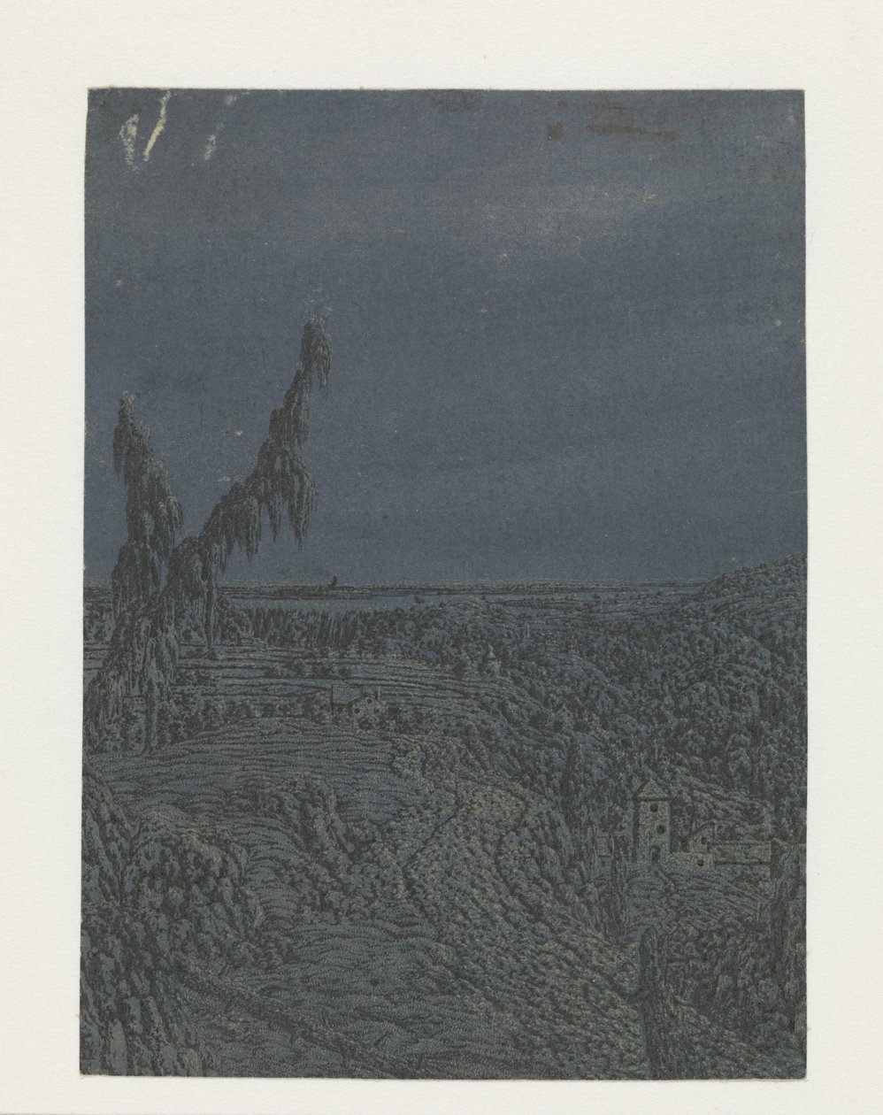 Paysage avec un plateau, une rivière au loin - Hercules Segers