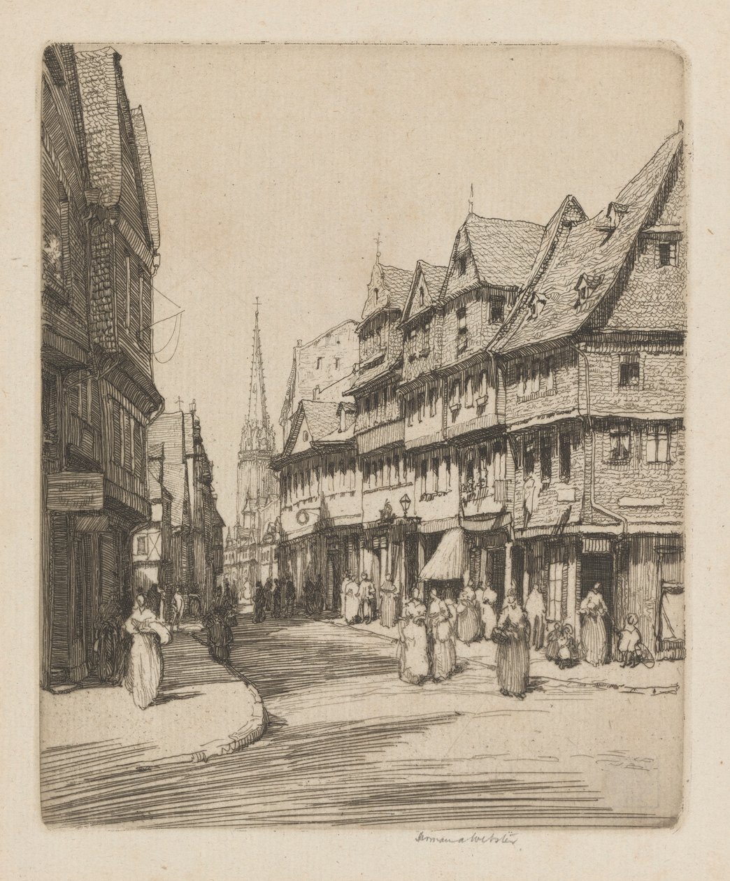 La rue des Trois Rois - Herman Armour Webster