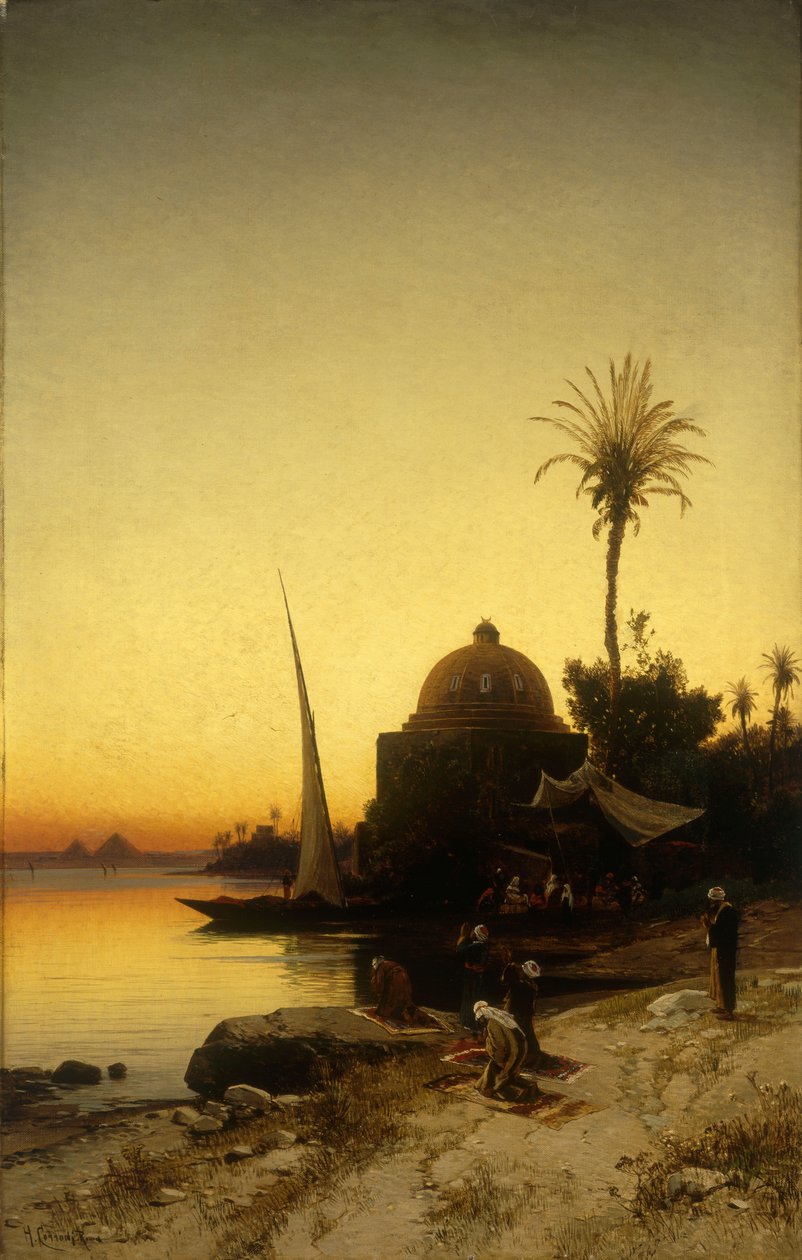 Prière à La Mecque - Herman David Salomon Corrodi