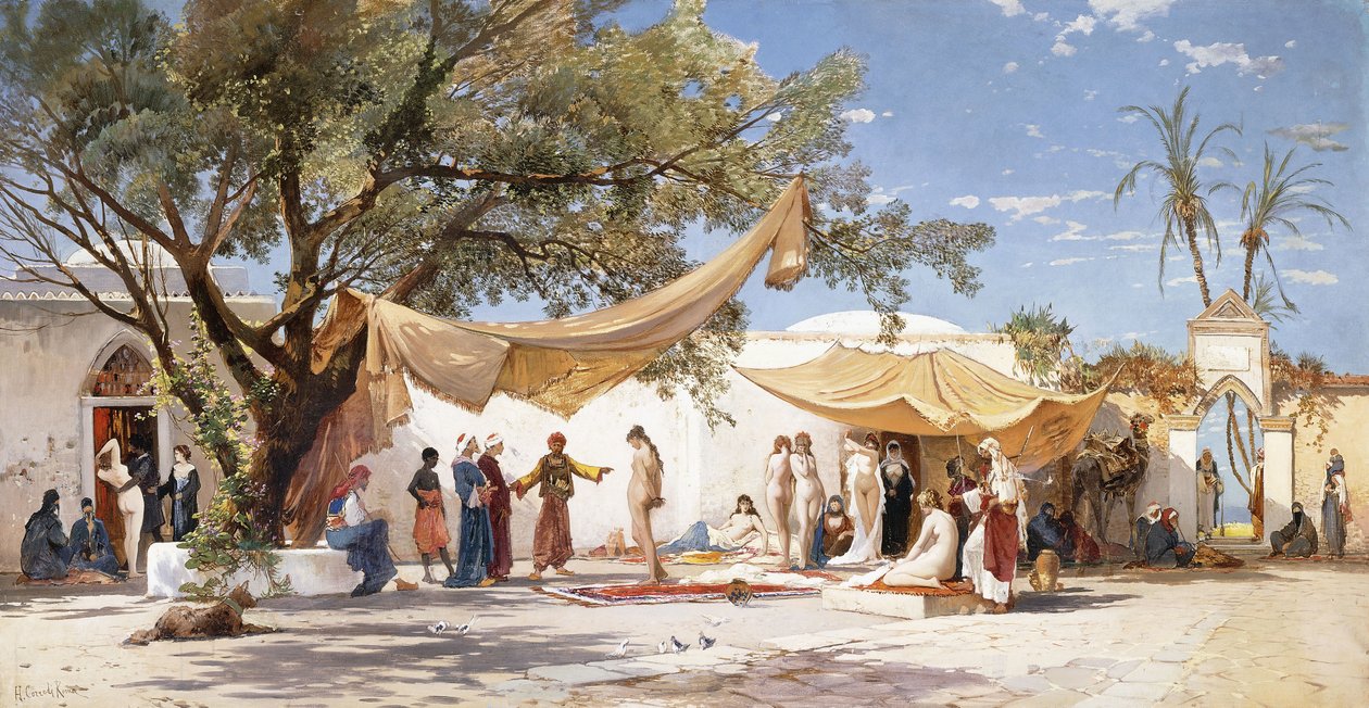 Le marché des esclaves - Herman David Salomon Corrodi