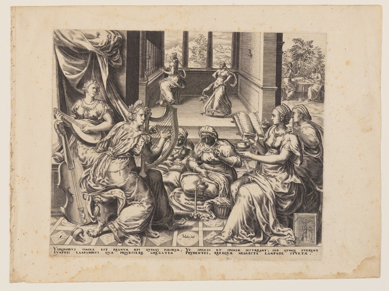 Parabole des vierges sages et des vierges folles : Les vierges sages - Herman Jansz. Muller