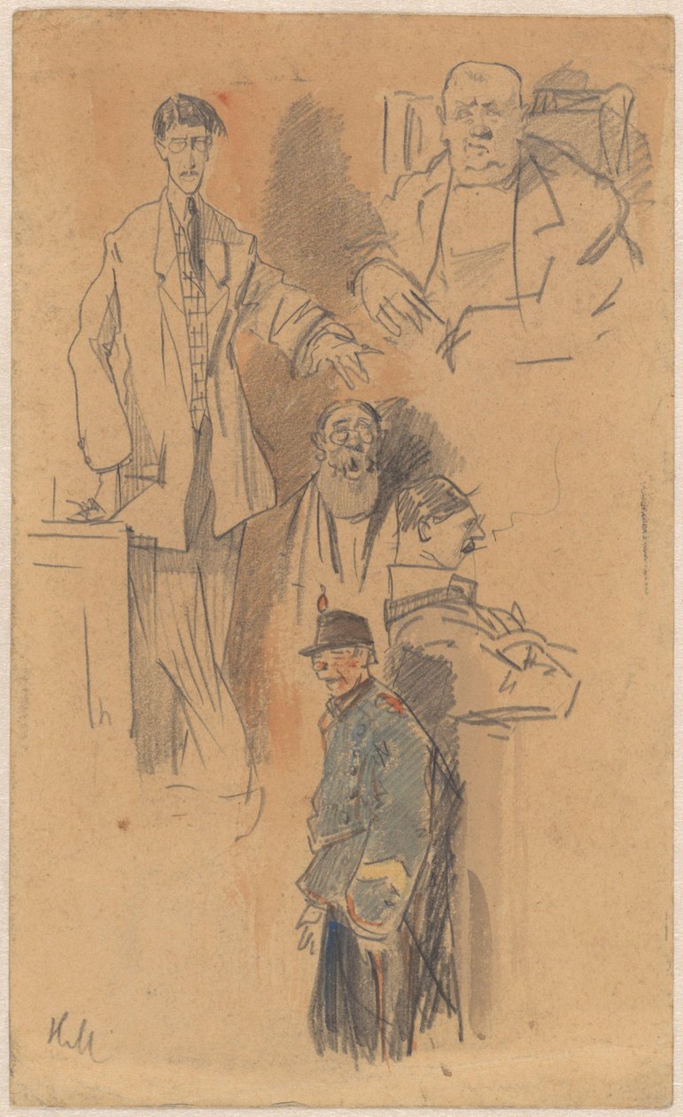 Portrait de Jan Hamdorf et W. van der Pluym - Herman Moerkerk