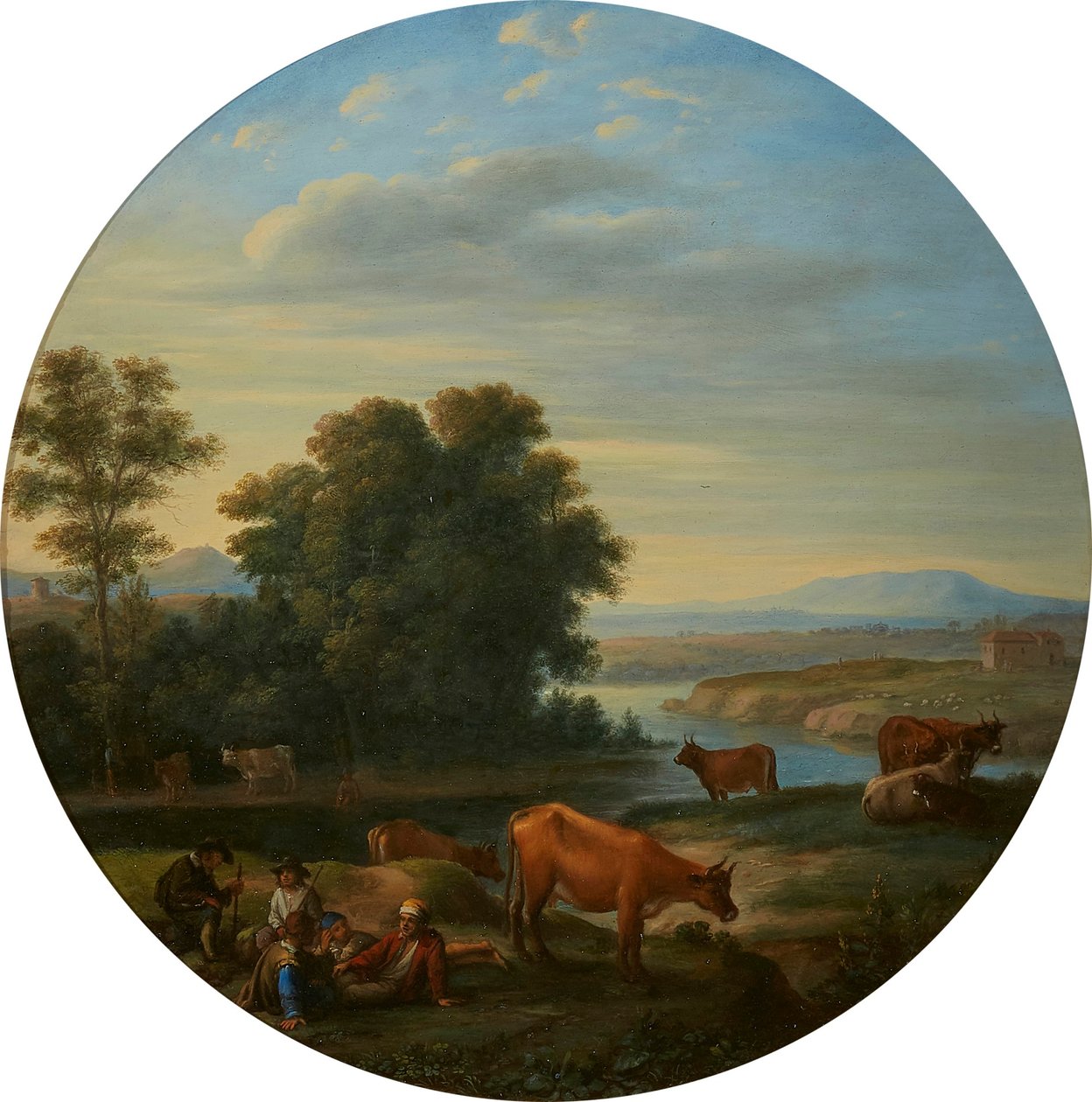 Paysage fluvial à l