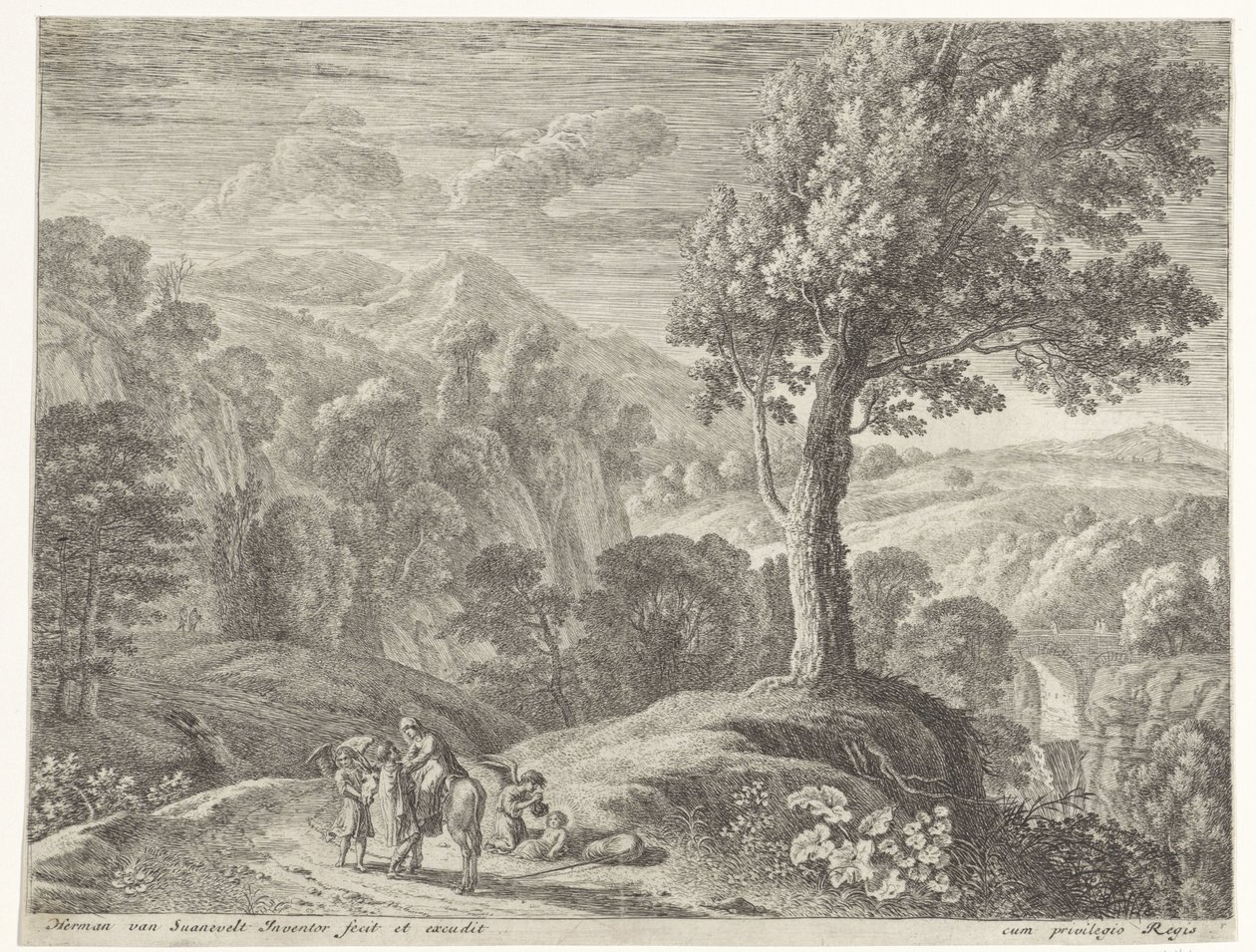 Joseph aide Marie à descendre de l