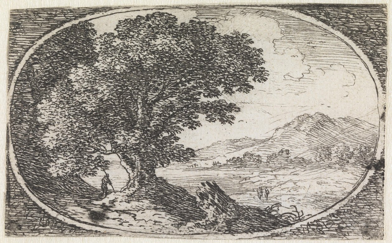 Paysage (n° 13 de la série : Variae campestrum fantasiae) - Herman van Swanevelt