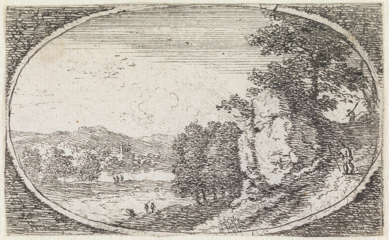Paysage (n° 19 de la série : variae campestrum fantasiae) - Herman van Swanevelt